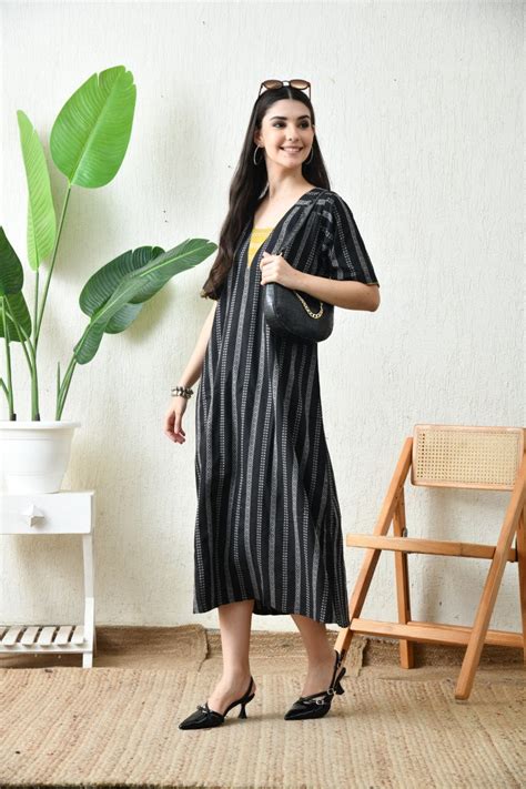 Nighty: Buy Nighty Dress, Cotton Kaftan Nighty, Full Sleeve Nighty for ...