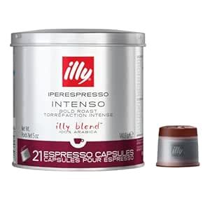 Illy iperEspresso Capsules Dark Roasted Coffee, 21 Capsules : Amazon.in ...