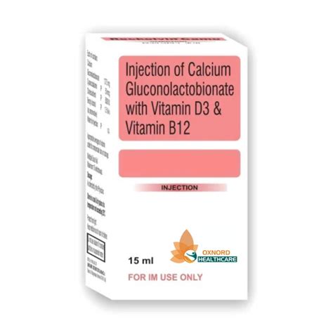 Calcium Gluconolactobiionate with Vitamin D3 and Vitamin B12 Oxnord He
