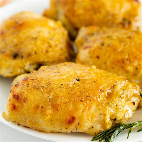 Crispy Honey Mustard Chicken Thighs | Babaganosh