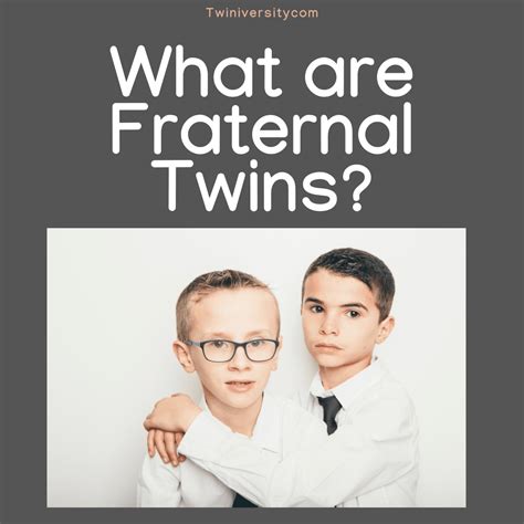 What Are Fraternal Dizygotic Twins Identical Twins Are Not Identical
