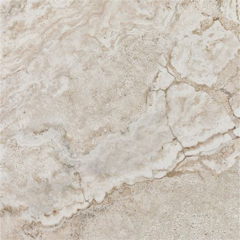 American Olean Nantucket Ivory 24-in x 24-in Matte Porcelain Stone look ...
