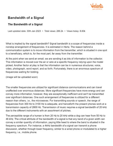 Signal Bandwidth 的图像结果