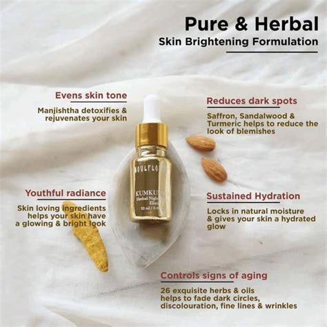 Buy SOULFLOWER KUMKUMADI OII NIGHT BEAUTY ELIXIR WITH REAL SAFFRON ...