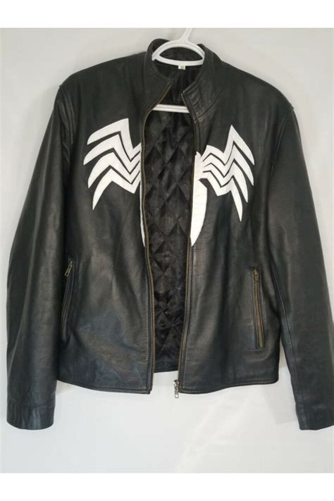 Tom Hardy Eddie Brock Black Leather Jacket - Venom: The Last Dance 2024 Inspired