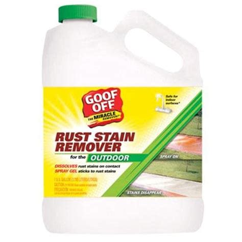 RustAid GSX00101 1 Gallon Goof Off Rust Stain Remover : Amazon.in ...