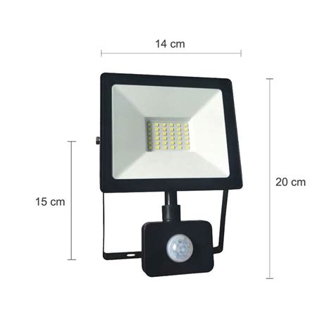Image result for Reflector Delgado LED Con Sensor 30W