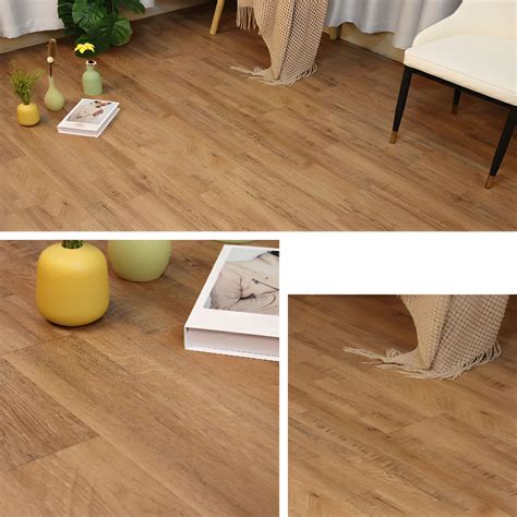 Waterproof Peel and Stick Vinyl Plank Flooring with Wood Look Design ...