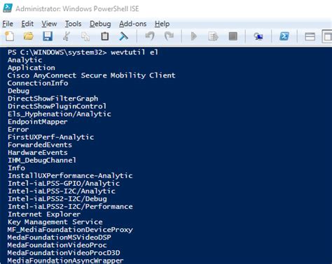 PowerShell Script to Clear All Windows Logs 的图像结果