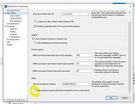 Image result for MySQL Workbench Table Not Edit
