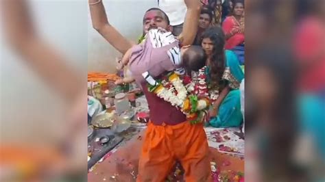 Voodoo outrage: Akola self-styled 'godman' lifts kids with his teeth in ...