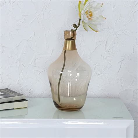 Buy Splendid Curved Glass Vase from Home Centre at just INR 1799.0