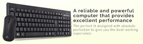 Zeb-Companion 105 Keyboard and Mouse Set with Nano Receiver