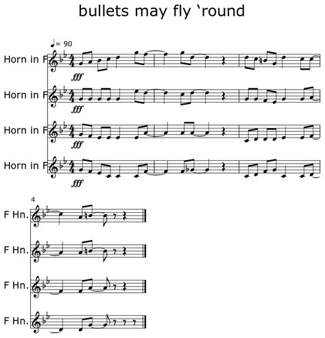 Image result for Bullets May Fly Round Sample