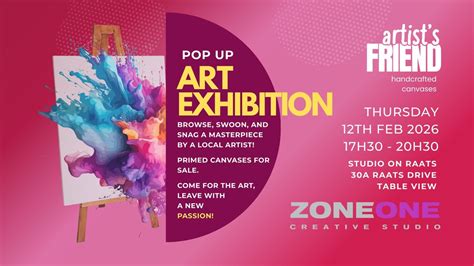 Pop-Up Art Exhibition, Studio On Raats, 30A Raats Drive, Table View ...