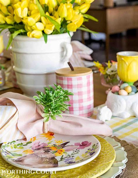 Easy Easter Table Decorations