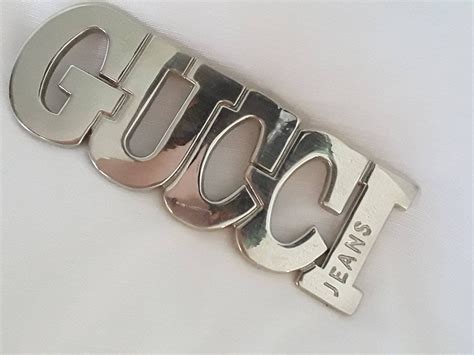 Vintage Gucci Jeans Inspired Belt Buckle Markdown | Etsy | Gucci jeans ...