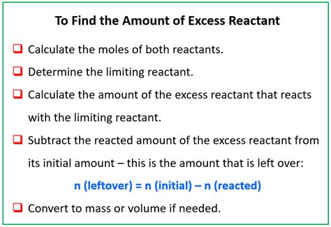 Stoichiometry Excess Reagent Example 的图像结果