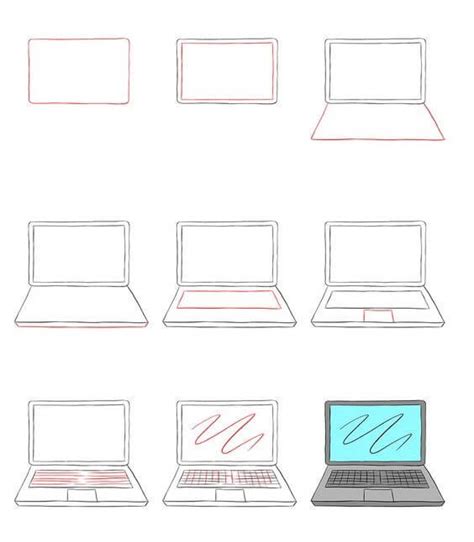 Laptop Drawing 的图像结果