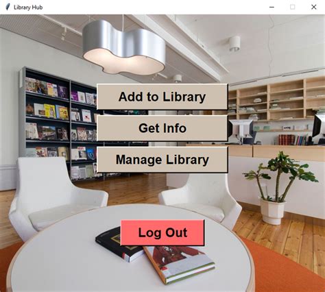 Image result for GUI for Library System
