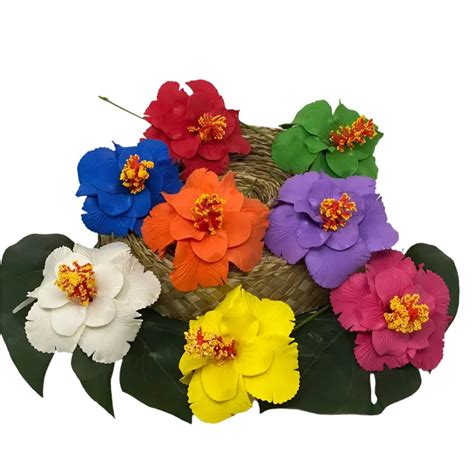 Double Hibiscus Flower With Hair Stick — Leilanis Attic