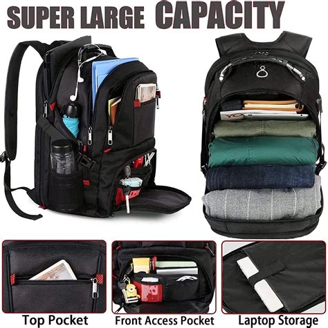 YOREPEK Travel Backpack, Extra Large 50L Laptop Backpacks for Men Women ...