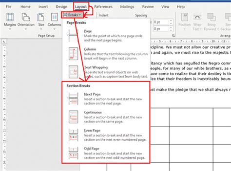 Section Breaks in Microsoft Word - Office Watch