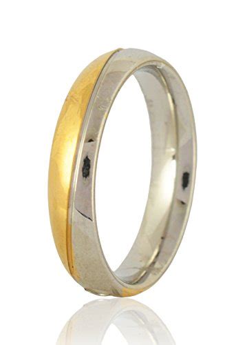 Sanaa Creations Mens Style Stainless Steel Gold and Silver Plated Alloy ...