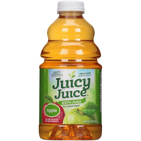 Juicy Juice, Apple Multi Serve Bottle, 48oz. (8count) - Walmart.com
