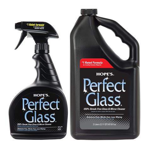 Amazon.com: HOPE'S Perfect Glass Cleaner, Streak-Free, Ammonia-Free ...