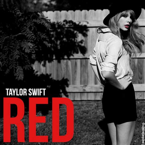 Taylor Swift Red Album Cover Edit by Claire Jaques | Taylor swift red ...