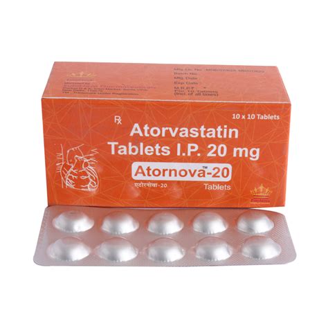 Atornova-20 Tablet 10's Price, Uses, Side Effects, Composition - Apollo ...