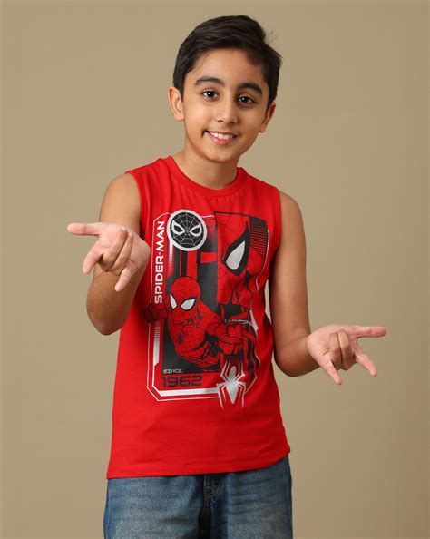 Spiderman Printed Vest For Boys – Kidsville