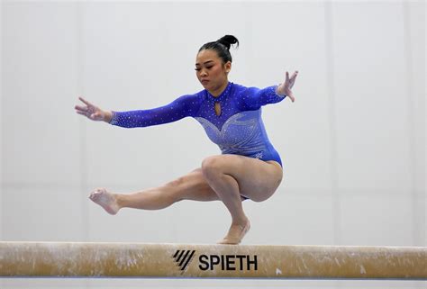 WATCH: Suni Lee shines on balance beam routine at U.S. Gymnastics ...