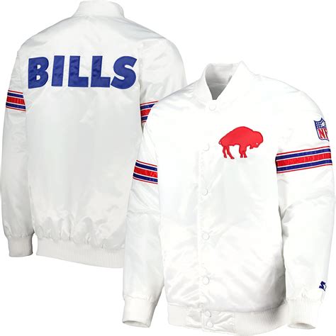 Amazon.com : Starter Men's White Buffalo Bills The Power Forward Full ...