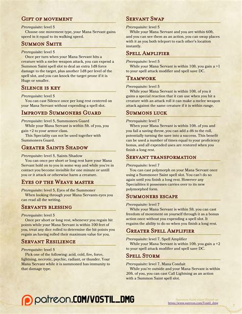 Summoner Class Guide 的图像结果