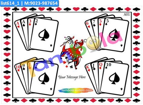 Theme Playing-cards Designs - PartyStuff