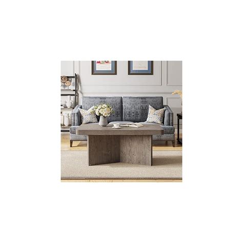 Buy Tribesigns Coffee Table, Farmhouse Coffee Tables for Living Room ...