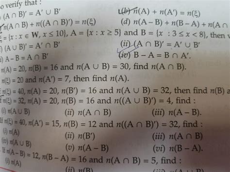 = n(AUB). sf W, 5} = (x:x e W₁ x ≤ 10), A = {x : x ≥ 5) and B = {x : 3 ≤ x
