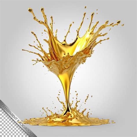 A yellow liquid that says splash on it | Premium AI-generated PSD
