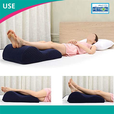 METRON- Contour Lounge Leg Rest Elevator Wedge Pillow Helps in Vascula ...