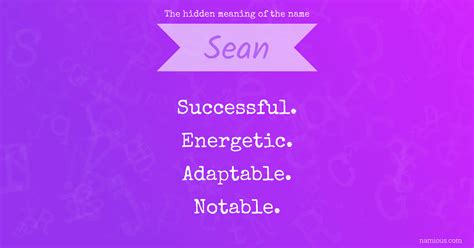 The hidden meaning of the name Sean | Namious