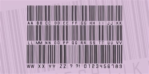Barcode font Font FREE Download & Similar Fonts | FontGet