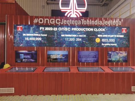 ONGC recreates offshore platform for IEW 2023