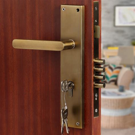 Voltizi Heavy Duty Mortise Main Door Lock | Bedroom Door Lock Set with ...