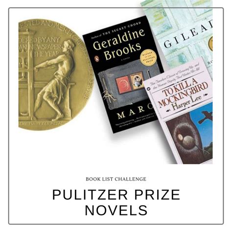 Pulitzer Prize Winners Fiction Printable List -Engage Students with ...