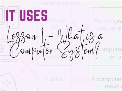Computer Systems Lesson 1 的图像结果