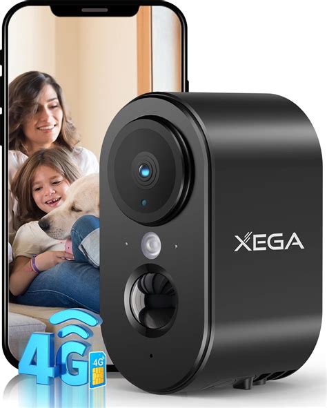 Amazon.com : enjfeocy 4G LTE Cellular Security Camera Wireless Indoor ...