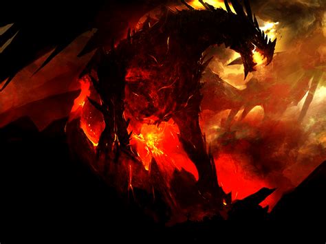 Black And Red Dragon Wallpapers - Wallpaper Cave
