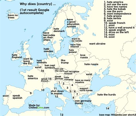 World Maps Library - Complete Resources: Google Maps Europe Countries